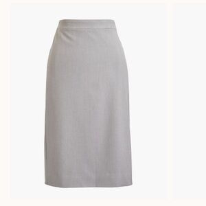 New w Tag: J Crew Classic Pencil Skirt. Grey. Size 10